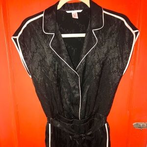 Victoria’s Secret silk sleep romper lingerie